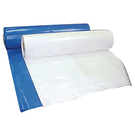 Poly-America Premium Shrink Wrap - 7 Mil, Lightweight Roll, White, 14' x 128' SFHM0714128W